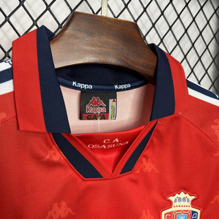 1996-1997 Osasuna Home Retro Soccer Jersey