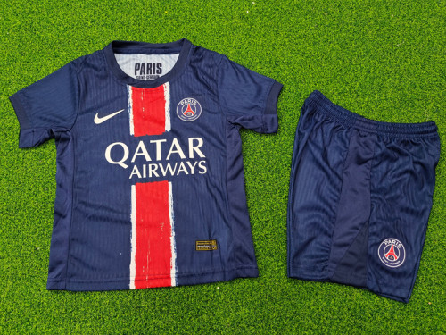 24-25 PSG Home Kids Player Version Soccer Jersey (球员童装)