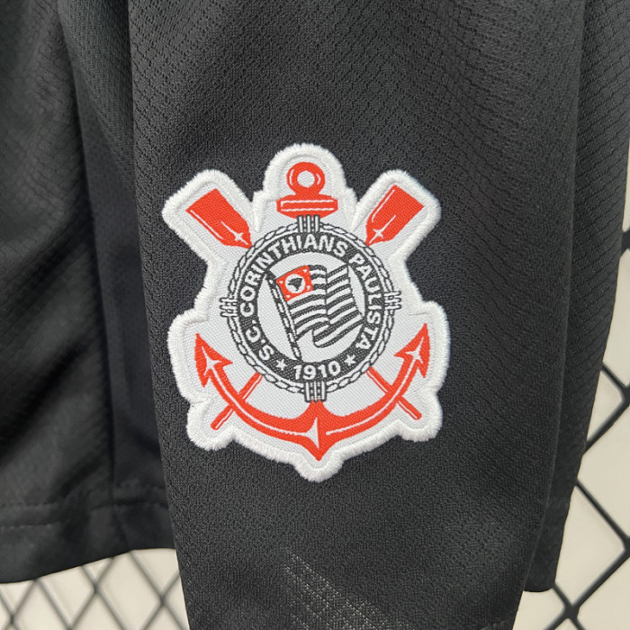 24-25 Corinthians Home Kids Soccer Jersey