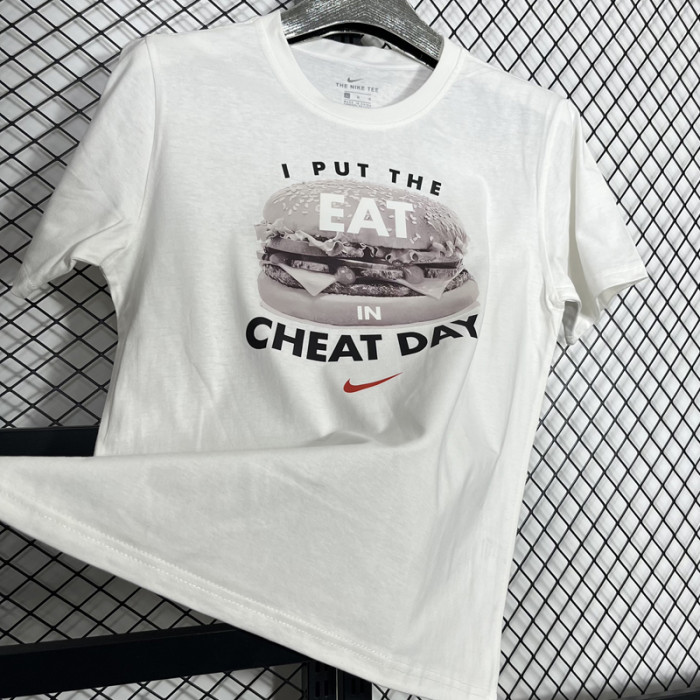 T247 NK White High Quality Casual T-Shirt #汉堡