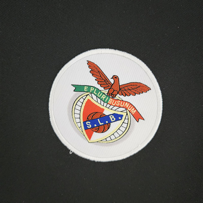1973-1974 Benfica Black Retro Soccer Jersey