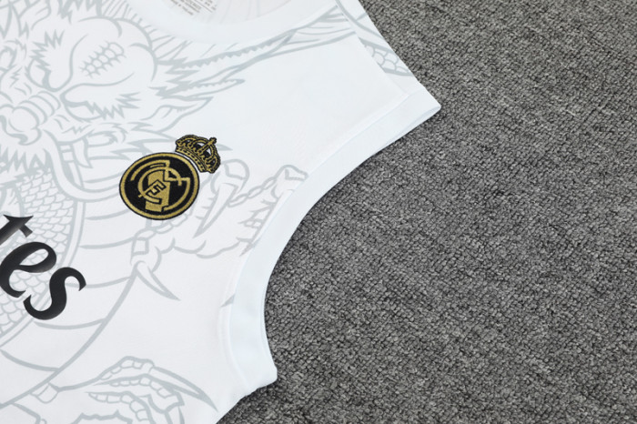 24-25 RMA White Tank top and shorts suit #龙