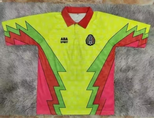1995客 Mexico Campos #9 GoalKeeper Retro Soccer Jersey