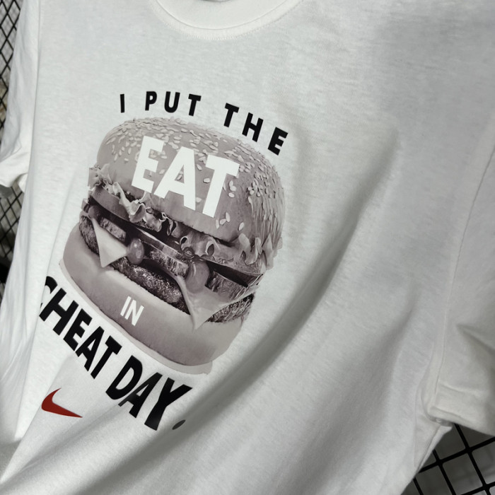 T247 NK White High Quality Casual T-Shirt #汉堡