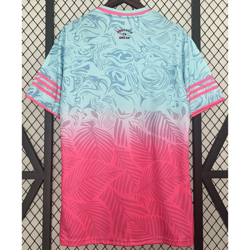 24-25 Inter Miami Pink Blue Special Edition Fans Soccer Jersey