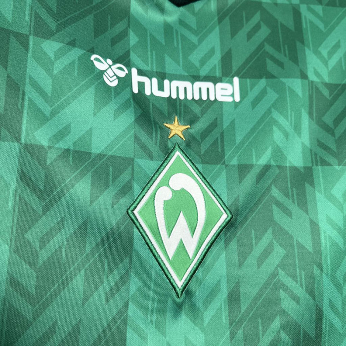 24-25 Werder Bremen Home Fans Soccer Jersey