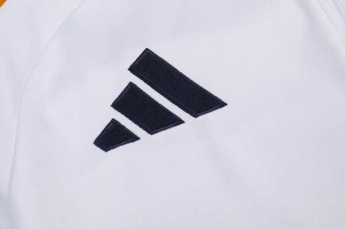 24-25 RMA White Kids Half Pull Tracksuit (童装)(半拉链)