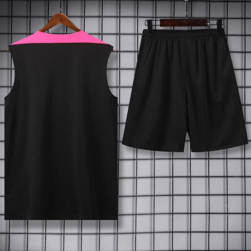 24-25 CHE Black Tank top and shorts suit