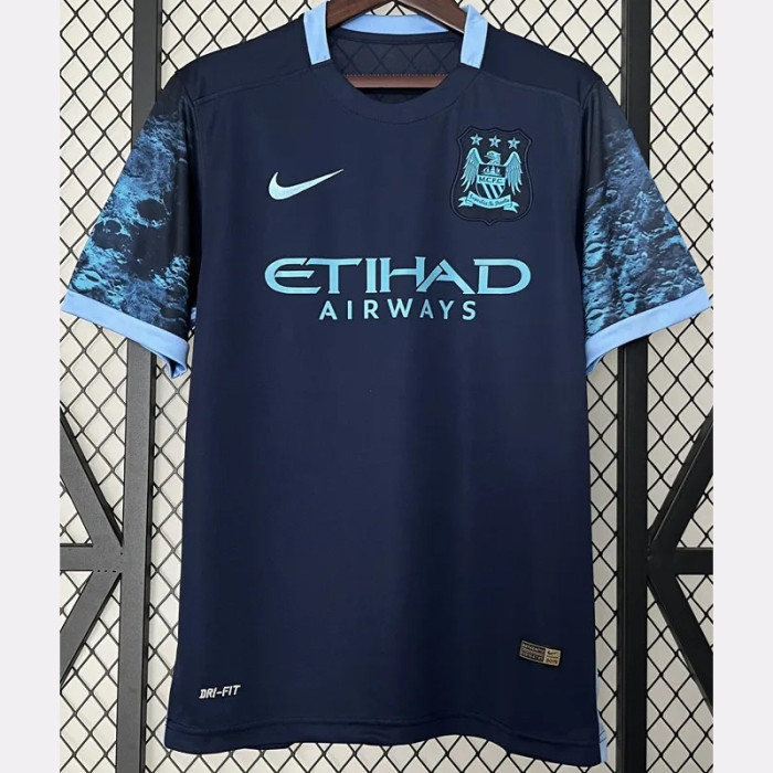 2015-2016 Man City Away Retro Soccer Jersey