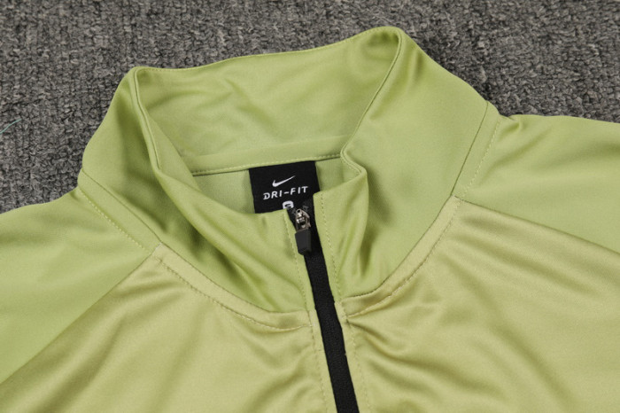 2024 NK Army Green Kids Half Pull Tracksuit (童装)(半拉链)