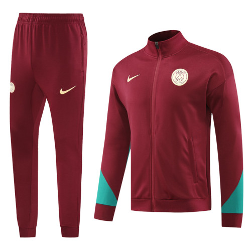 24-25 PSG Jujube red Jacket Tracksuit #01