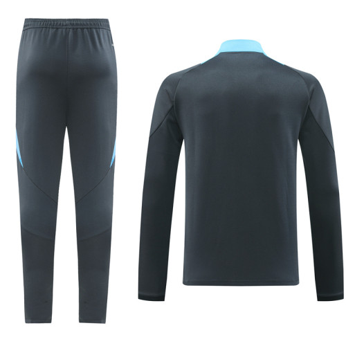 24-25 Argentina Dark gray Jacket Tracksuit #02(蓝领)