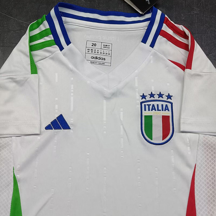 24-25 Italy Away Kids Soccer Jersey