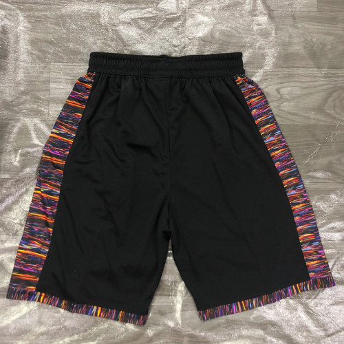 2019-20 NETS Black City Edition Top Quality NBA Pants(彩边)