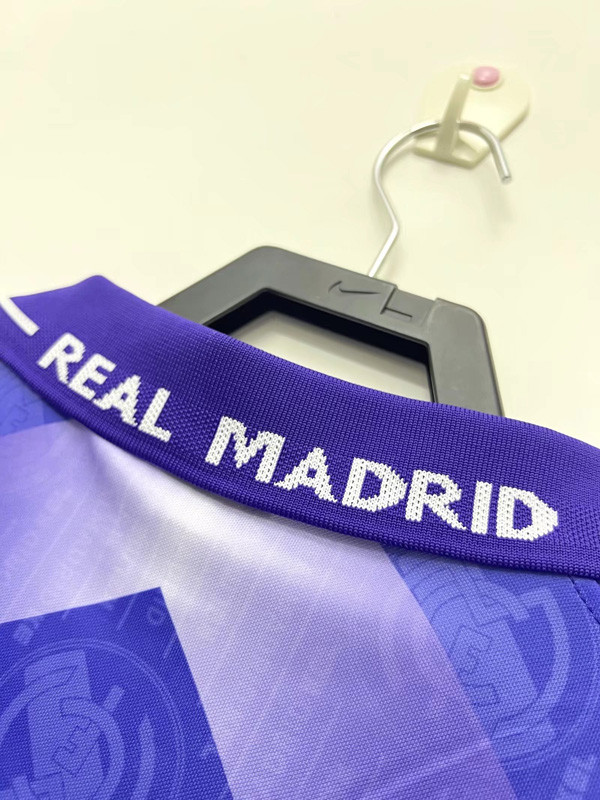 1996-1997 RMA Purple Retro Soccer Jersey