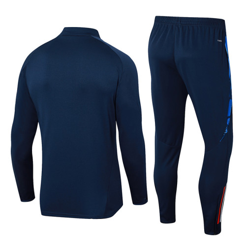 24-25 Italy Royal Blue Half Pull Tracksuit (半拉链)