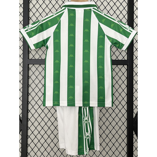 1995-1997 Real Betis Home Kids Retro Soccer Jersey