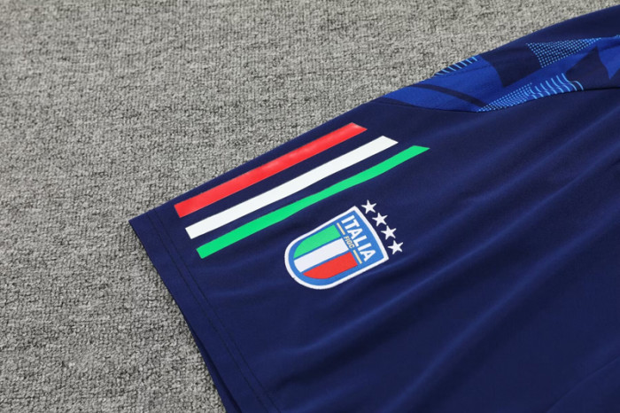24-25 Italy Royal blue Tank top and shorts suit