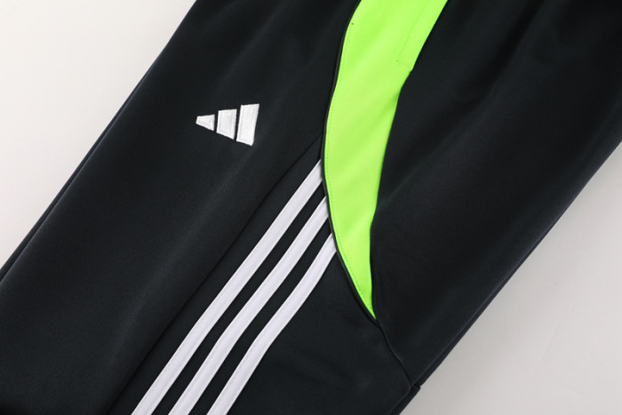 2024 AD Black Jacket Tracksuit #AJ17(绿边)