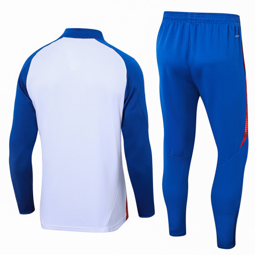 24-25 Lyon White Half Pull Tracksuit (半拉链)