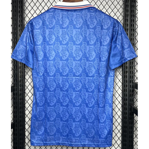 1996-1997 Rangers Home Retro Soccer Jersey