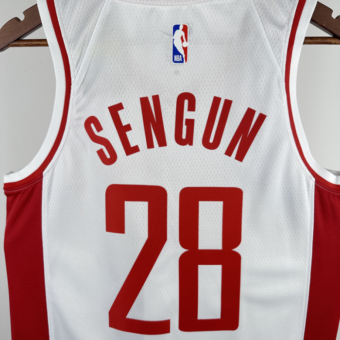 22-23 ROCKETS SENGUN #28 White City Edition Home Top Quality Hot Pressing NBA Jersey
