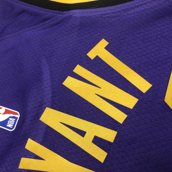 22-23 LAKERS BRYANT #24 Purple Top Quality Hot Pressing NBA Jersey (Trapeze Edition)