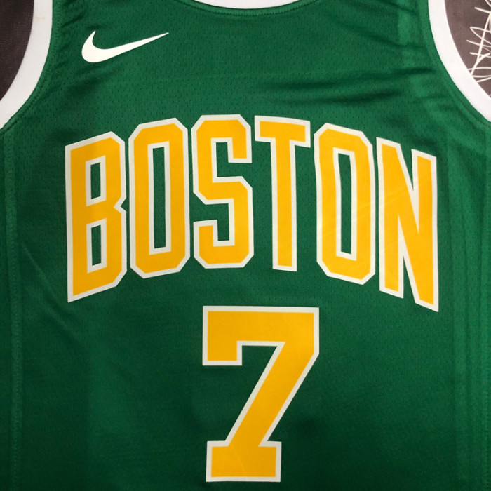 CELTICS BROWN #7 Green Top Quality Hot Pressing NBA Jersey