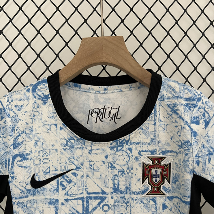 24-25 Portugal Away Kids Soccer Jersey