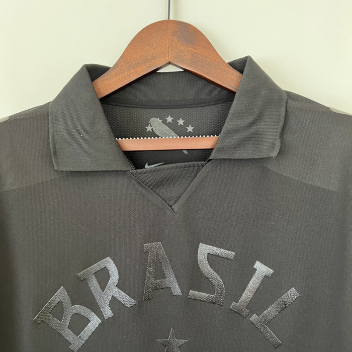 2013-2014 Brazil Black Retro Training shirts