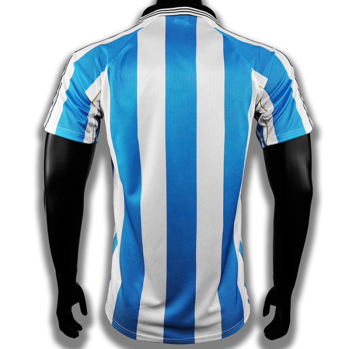 1998 Argentina Home Retro Soccer Jersey