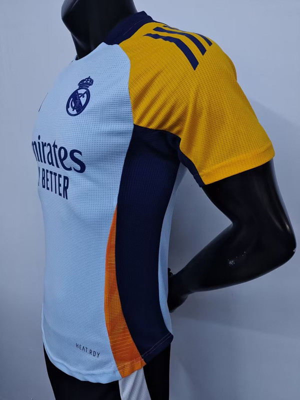 24-25 RMA Grey Blue Player Version Training shirts