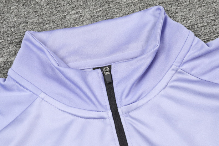 2024 NK Purple Half Pull Tracksuit (半拉链)