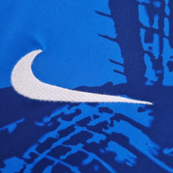 22-23 Brazil Special Edition Blue Fans Training Soccer Jersey