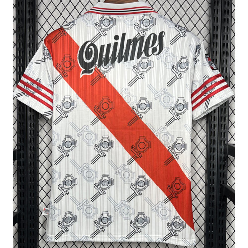 1996-1997 River Plate Home Retro Soccer Jersey