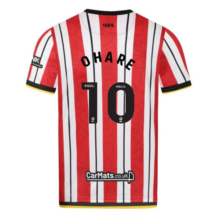 24-25 Sheffield United Home Fans Soccer Jersey