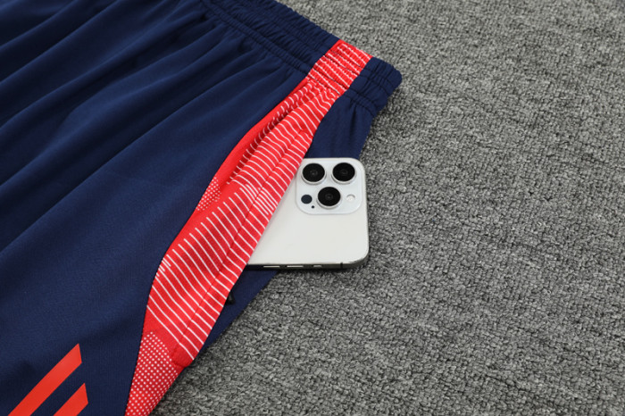24-25 Man Utd BlueTank top and shorts suit