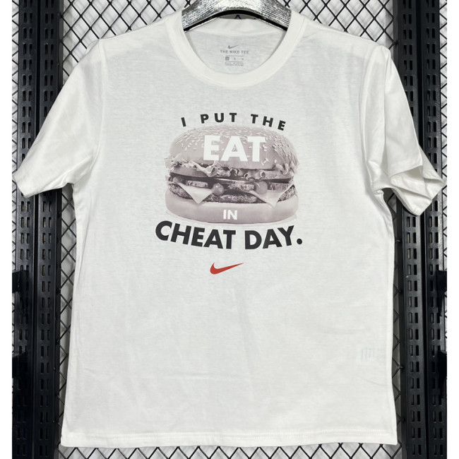 T247 NK White High Quality Casual T-Shirt #汉堡