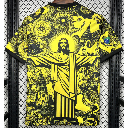 24-25 Brazil Yellow Special Edition Fans Soccer Jersey *耶稣黄色