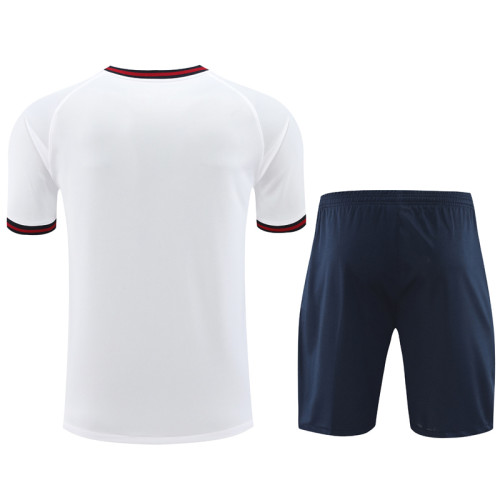 24-25 BAR White Training Short Suit (印花)