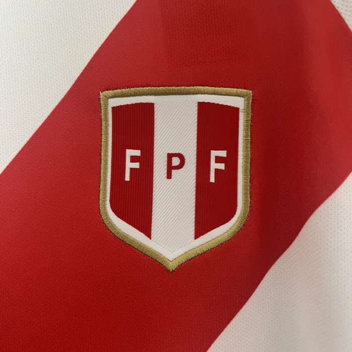 24-25 Peru Home Fans Soccer Jersey