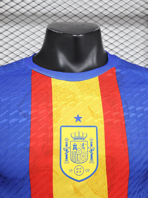 24-25 Spain Blue Player Version Training shirts