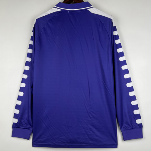 1998-1999 Fiorentina Home Retro Long Sleeve Soccer Jersey (长袖)