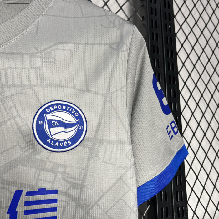 24-25 Alaves Away Fans Soccer Jersey