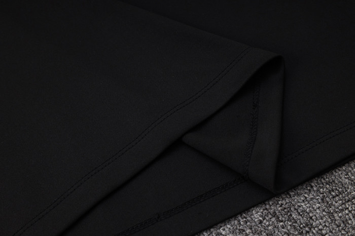 24-25 Portugal Black Half Pull Tracksuit (半拉链)