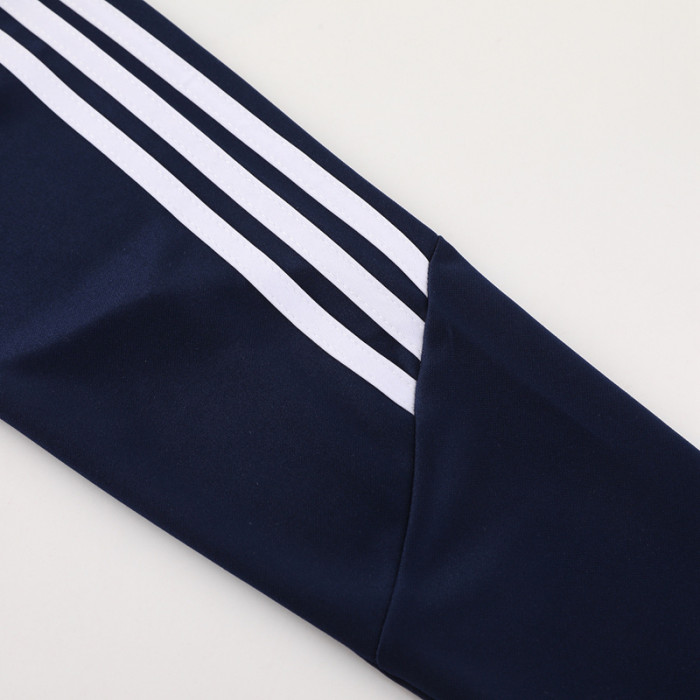2024 AD Royal Blue Half Pull Tracksuit #AB06 (半拉链)
