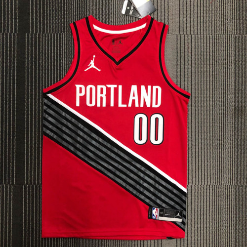 Trail Blazers ANTHONY #00 Trapeze Edition Top Quality Hot Pressing NBA Jersey