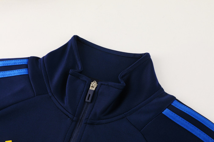 24-25 Boca Juniors Fancy Blue Jacket Tracksuit #03