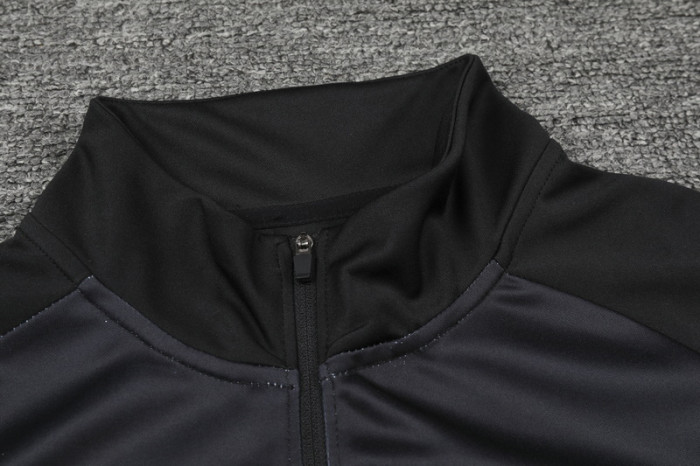 2024 NK Black Half Pull Tracksuit (半拉链)