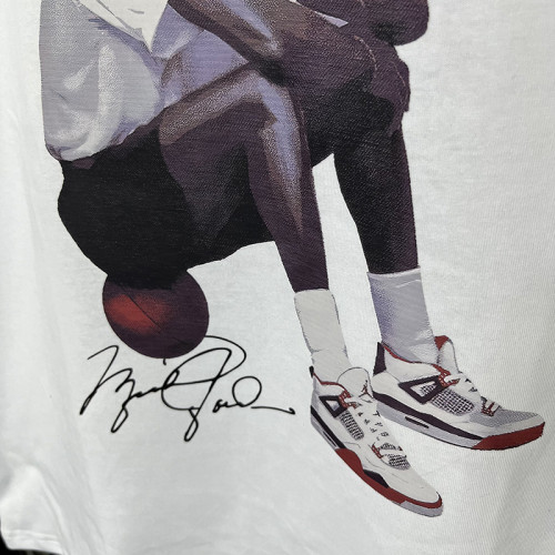 T276 Jordan White High Quality Casual T-Shirt